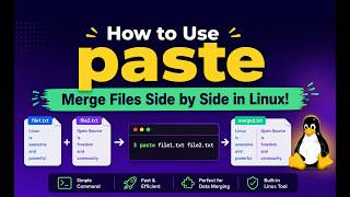 How to Use paste – Merge Files Side by Side in Linux!