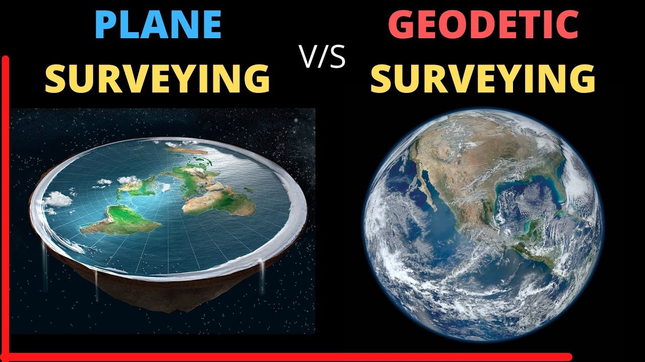 Difference Between Plane Surveying And Geodetic Surveying| Surveying ...