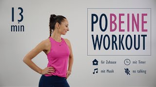 WORKOUT FÜR ZUHAUSE BEINE und  PO / runder PO, straffe Beine | Katja Seifried