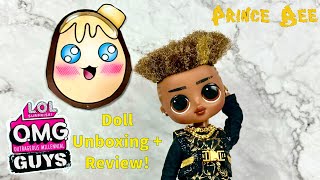 Boy Dolls Deserve Budget Too! LOL Surprise OMG Guys Series 2 Prince Bee Doll Full Unboxing + Review