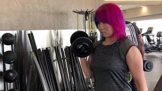 Asuka hits the weight room: WrestleMania Diary