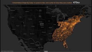 United States Zip Codes | Animated Map