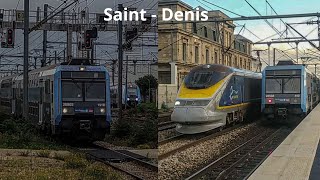 Saint Denis  -  EUROSTAR, TGV, TER, TRANSLIEN & RER