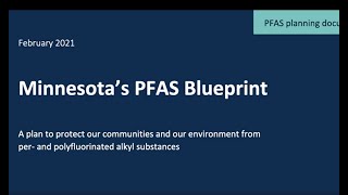 Minnesota's PFAS Blueprint