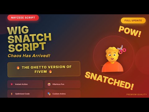 Nayzeee Wig Snatch Wig Snatching Script For Your Fivem Server