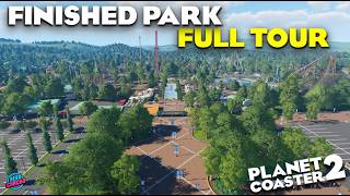 Fully Finished Park. Full Tour - Planet Coaster 2 Realistic Park Series | Ep 18