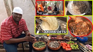 African Village cooking \\Authentic way of cooking Aborbi Detsi,A NUTRITIOUS food in Ghana, Ewe land