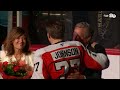 erik johnson 1000 game ceremony