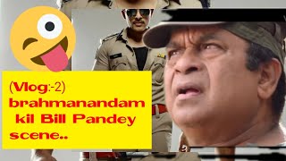#Brahmanandamluckytheracer| kill Bill Pandey action scene|South Indian movie| Hindi dubbed funny🔥