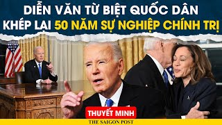 THUYẾT MINH | Bài phát biểu từ biệt GÂY TRANH CÃI của Joe Biden - khép lại 50 năm sự nghiệp ch.trị