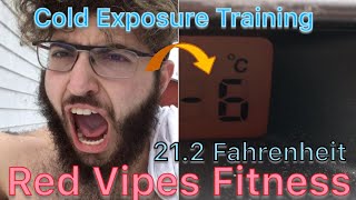 Wim Hof Ice Man/Cold Exposure Training -6 Celsius = 21.2 Fahrenheit