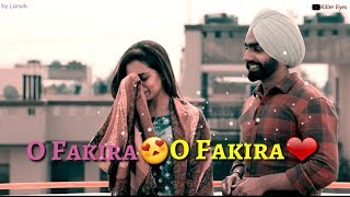 Very Sad Whatsapp Status || Fakira Ammy Virk Sargun Mehta || Qismat || New Punjabi Song