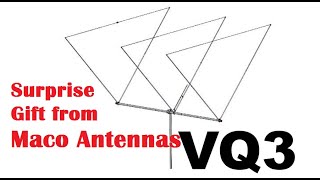 Maco VQ3 full wave 3 element beam CB Antenna