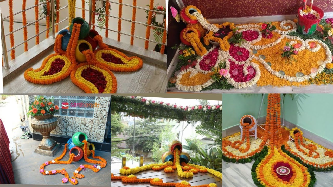 Matka Decoration Ideas,Gauri Decoration.Grih Pravesh Decoration Ideas ...