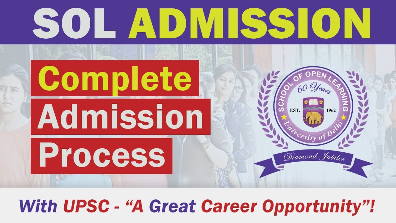 How To Fill DU SOL Admission Form 2023-24 DU SOL Admission Details 2023 ...