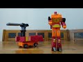 g1 rodimus prime transormation from car to robot and back