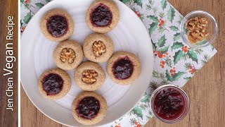 Vegan Almond Cookies 純素杏仁餅乾 │Jen Chen Vegan Recipe