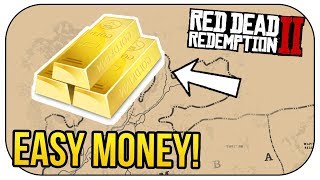 Red Dead Redemption 2: HIDDEN $1500 Treasure Location! (EASY MONEY!)