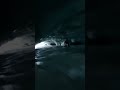 Snowboarding through that ice tunnel must be so exhilarating   Saas Fee in the Swiss Alps near the I