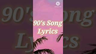 90's Song Lyrics ❤️‍🩹