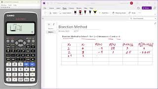 Bisection Method in Minutes! Table Mode: UPSC Math Optional Calculator Series