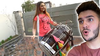 THIS GIRL PLAYS DHOL (AMAZING!)