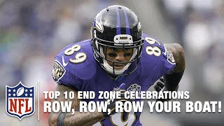 #7 Steve Smith: Row, Row, Row Your Boat! | Top 10 End Zone Celebrations | NFL