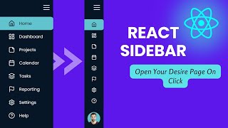 React Sidebar Navigation Tutorial | React JS Sidebar Project Using Hooks & Router