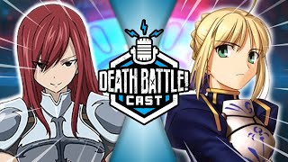 Erza vs Saber (Fairy Tail VS Fate)  Who Would Win!?  | DEATH BATTLE Cast