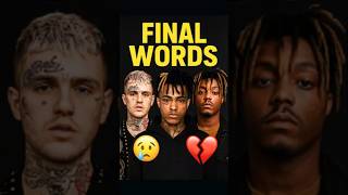 These Rappers Final Words Will Shock You