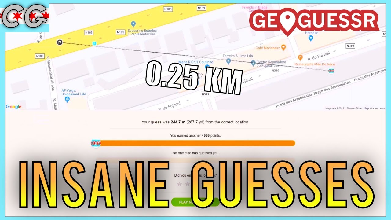 Geoguessr - Insane Guess Compilation #1 - Chicago Geographer - YouTube