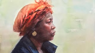 Watercolor Portrait Painting of a Woman [Timelapse]