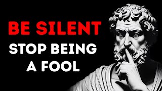 Traits of People Who Speak Less - Stoicism | The power of silence