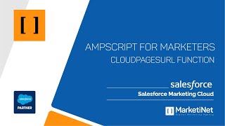 Course on Ampscript for Marketers - The CloudPagesURL Function and How to Retrieve Variables