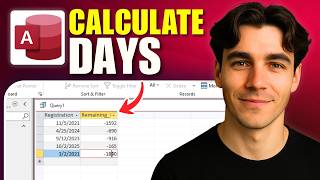 How to Calculate Remaining Days Using DateDiff In Query Design In Microsoft Access (Tutorial 2026)