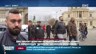 Eric Drouet quitte le mouvement \