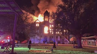 Fire crews battle fire overnight at Wise County Heritage Museum