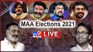 MAA Elections 2021 LIVE | Prakash Raj Vs Manchu Vishnu - TV9 Entertainment