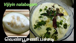 poosanikai thayir pachadi in Tamil /பூசணிக்காய் தயிர் பச்சடி /pumpkin pachadi