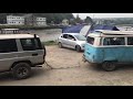 1972 vw kombi vs toyota land cruiser