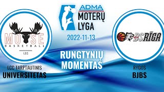 „Adma“ Moterų lygos –Baltijos čempionato momentas: Laurita Jurčiūtė (LCC tarptautinis universitetas)