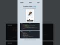 Create a STUNNING Shoe Product Card with CSS (2025 Step-by-Step Tutorial!) | MzCode01 #shorts #css
