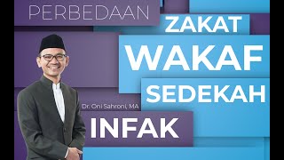 Perbedaan Zakat, Infak, Sedekah dan Wakaf | Dr. Oni Sahroni, M.A