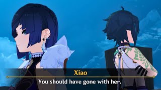 Xiao confronts Yelan for letting the Traveler risk her life.. | Lantern Rite 5.3 Cutscene