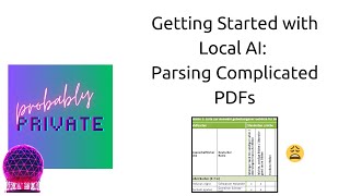 Getting Started with Local AI: Parsing and Extracting Data from Complicated PDFs