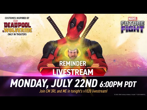 Transmisión en vivo de la actualización MARVEL Future Fight v1020