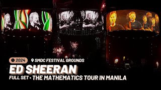Ed Sheeran: The Mathematics Tour +–=÷x in Manila [Full Set / Vertical Format]