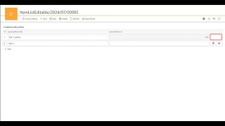 WEBCON BPS: Conditional editing of item list rows