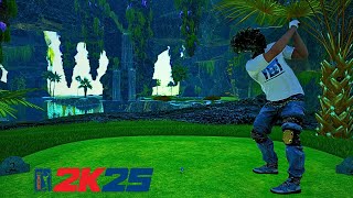 I Challenged @TheApexHound to The Obsidian Caverns Impossible Challenge In PGA Tour 2K25 (Attempt 2)