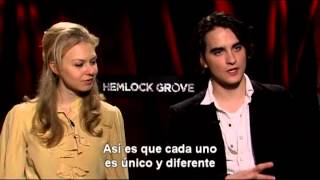 Hemlock GroveJunket Netflix-Entrevista
